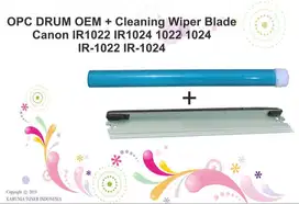OPC DRUM OEM + Cleaning Blade Canon IR1022 IR1024, 1022, 1024 IR-1022