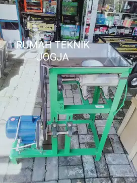 (rumah teknik jogja)mesin giling kacang( double poli)+dinamo 1/2 hp