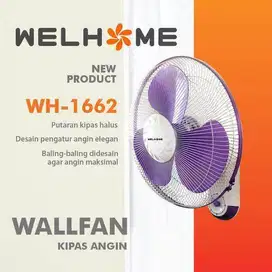 KIPAS DINDING / WALL FAN WELLHOME 16 Inch