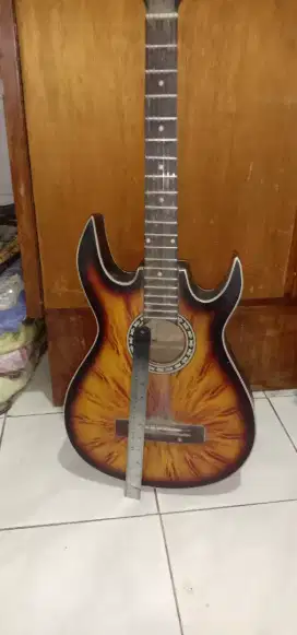 Gitar kayu, akustik