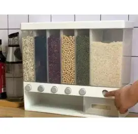 Dispenser  6 skat Dispenser Beras/Kacang/Snack Makanan Kering