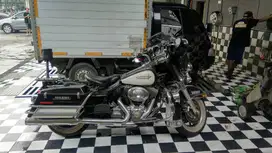 Harley Davidson Elektra Police Epol 2006  FP Panda Hitam Putih