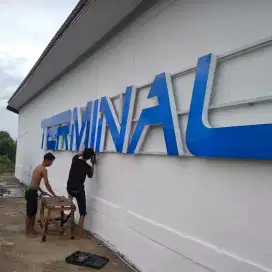 Neon box,huruf timbul,billboard,papan nama,dll