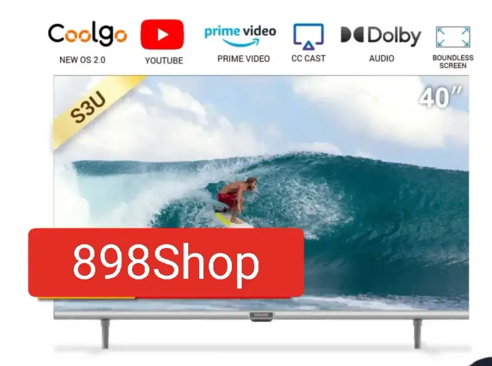 Coocaa LED TV 40 Smart TV Frameless FullHD Digital TV HDMI Resmi
