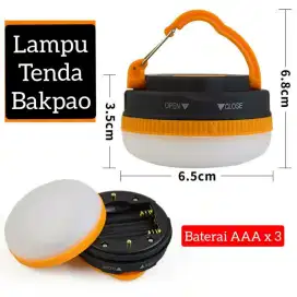 LAMPU EMERGENCY TENDA/CAMPING/BAKPAO/LENTERA