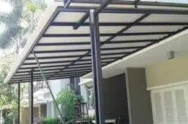 Kanopi minimalis, kanopi mewah alderon, kanopi baja ringan