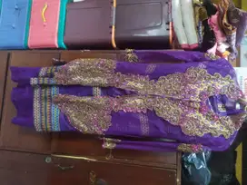 Kebaya payet warna Ungu Tanpa Bawahan