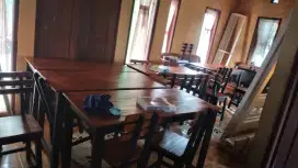 Meja kursi kafe.meja warung dll