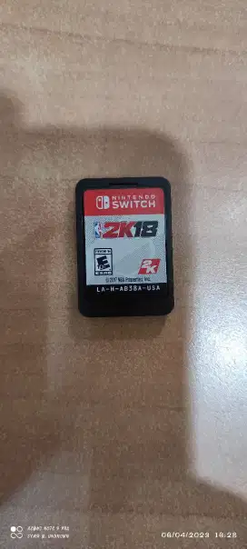 NBA 2K18 kaset nintendo switch catridge HARGA NETT (BISA BARTER)