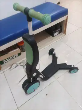 Bebehoo 5in1 Sepeda Skuter balance bike Multifungsi lengkap dg box