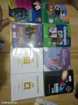 Buku sekolah SMP kelas 7 & 8