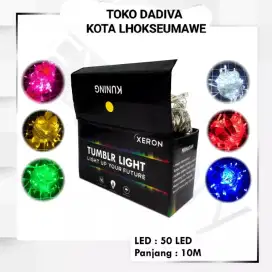 Lampu Natal Thumbler LED 10 Meter Packing Box Lampu LED Dekorasi
