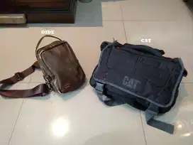 Tas Sling Bag DIDE dan Selempang Laptop CAT Import