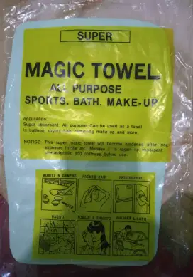 Kain lap Magic Towel pembersih serbaguna daya serap tinggi