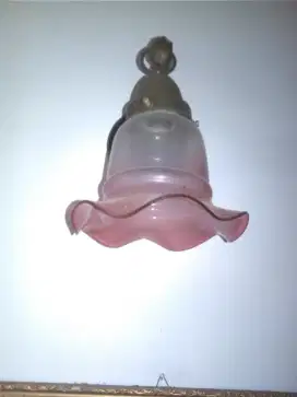Lampu dinding kuno Kap merah Eropah