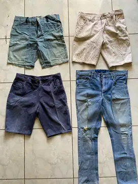 Borongan Bundling Celana Pendek dan Panjang ORIGINAL Lea Jeans