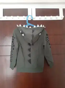 Original H&M Boys Dinosaur Zip Hoodie