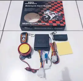 Alarm motor remote motor system sudah terpasang