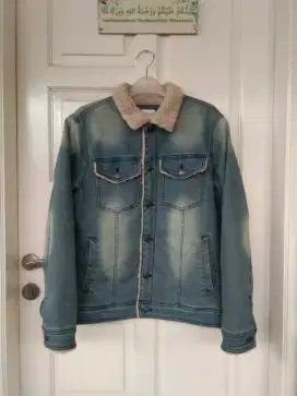 Jaket Jeans Sherpa Original Growth