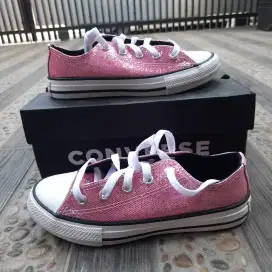 Sepatu Converse Girls CTAS OX Pink Original