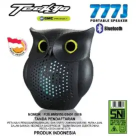 Frer Ongkir Speaker Tekyo Burung Hantu ada radio