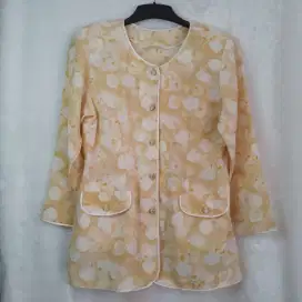 Preloved Blouse Wanita Lengan Panjang Warna Kuning MA 57