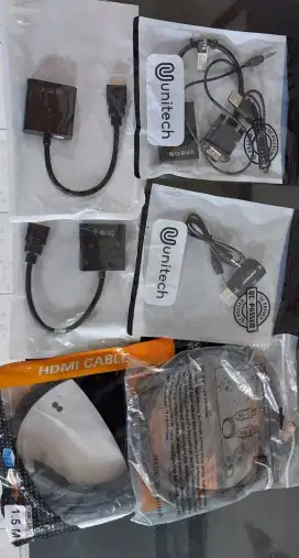 SALE ... Aksesoris Computer kabe hdmi to hdmi, converter vga to hdmi