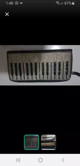 Dompet manik piano