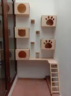 Kandang kucing play ground garukan tangga kucing
