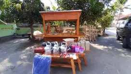 Gerobak Angkringan paket komplit peralatan 01