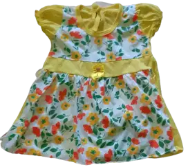 (FREE ONGKIR) Dress Anak Bayi Kuning Bunga