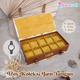 Box Koleksi/Packaging Jam Tangan Eksklusif Lapis Beragam Unik
