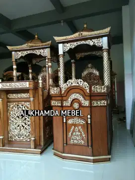 Terima pesanan mimbar kubah masjid free ongkir