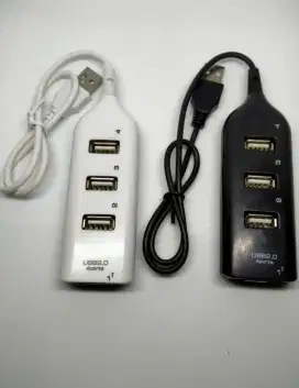 usb hub 4 port hitam/putih