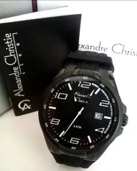 Jam Tangan Pria Alexandre Christie Rubber 6404MD