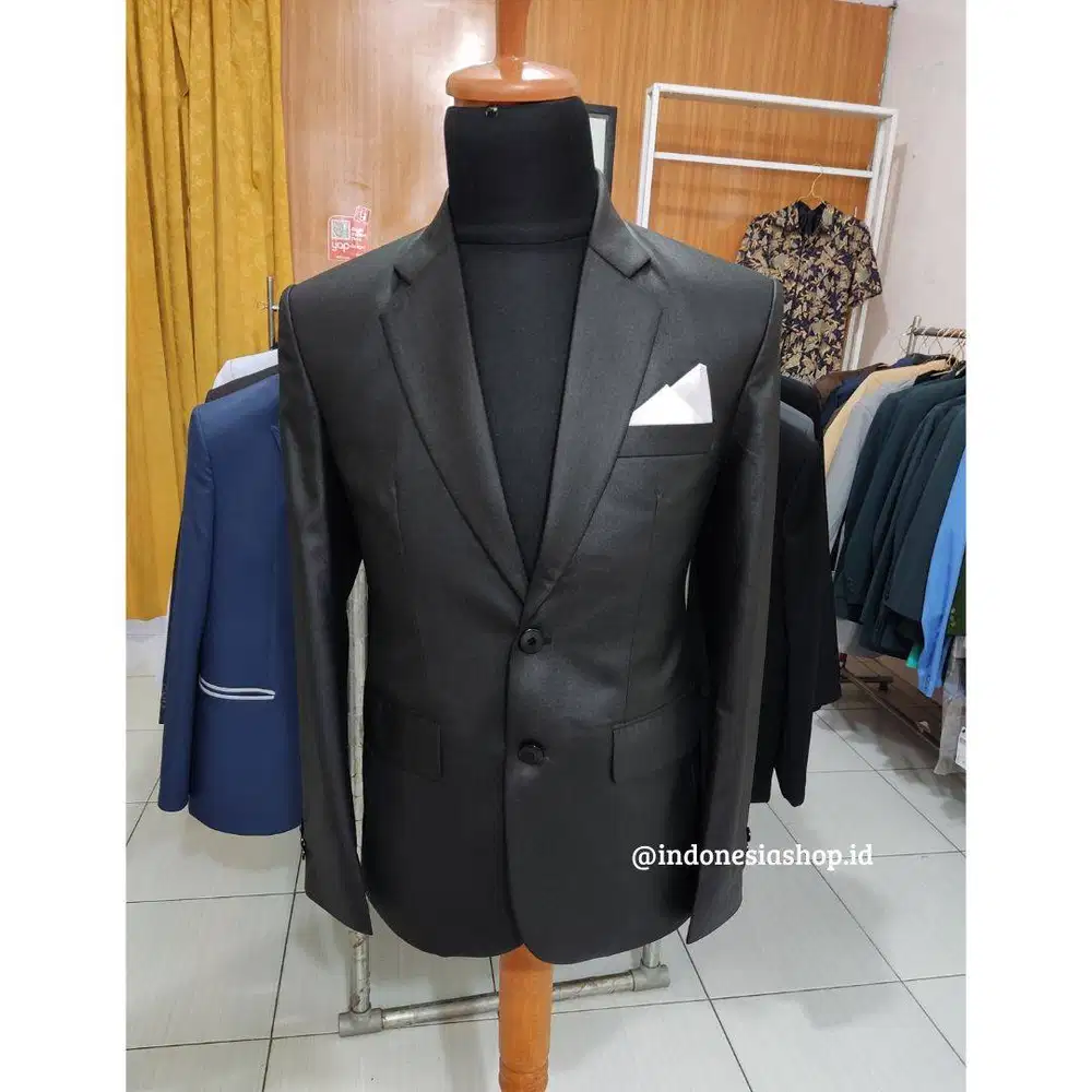 jas pria formal casual slimfit blazer cowok