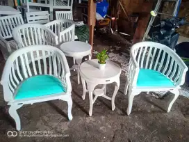 Promo kursi teras bahan kayu jati gudang di surabaya