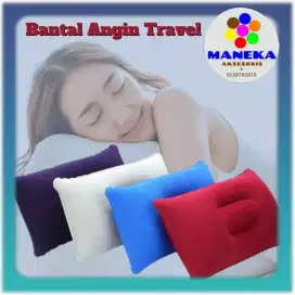 BANTAL ANGIN TIUP Travel ringan Portable persegi bisa kamping Outdoor