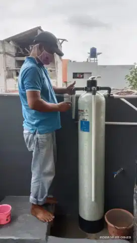 Alat filter saringan air pompa sumur bor tanah/PDAM PAM kuning keruh