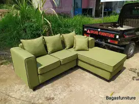 SOFA L PUTUS MINIMALIS LANGSUNG PABRIK