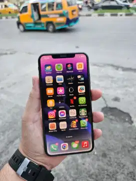 Iphone xs max 256gb space grey ex grs imei permanen fullori