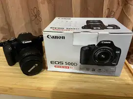 Canon eos 500d lengkap kit