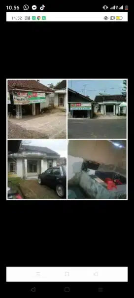 Dijual cepat rumah dan toko bisa tukar tambah mobil
