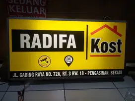 pembuatan neon box _bekasi kota