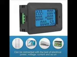 6in1 Volt Ampere Watt Frekuensi kWh Meter Cos Pho Digital Ukur Listrik