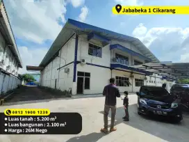 Dijual Gudang 5.200m² di Jababeka 1 Cikarang