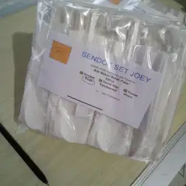 Sendok makan set steril (sendok, tusuk gigi, tissu) 50pcs