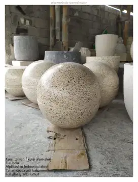 Batu terazo bola kursi terazo