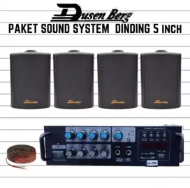 Paket Sound Dusenberg 5 inch Untuk Kafe, Resto, Klinik, Sekolah Dll