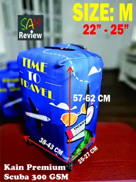 Sarung Koper Premium seri PESAWAT Kain Scuba Tebal
